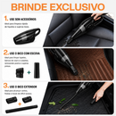 Soprador Elétrico Portátil de Alta Pressão 20000RPM + BRINDE: Aspirador de Pó Portátil 12v - COMPRE 1 LEVE 2