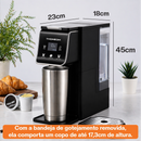 Cafeteira Elétrica Expresso Automático Bivolt de 1,5L + BRINDE: Fruteira Elegante de 3 Andares - COMPRE 1 LEVE 2