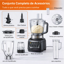 Liquidificador Multiuso Monza Com Jarra de Vidro + BRINDE: Kit Utensílios de Madeira - COMPRE 1 LEVE 2