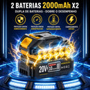 Soprador Elétrico Portátil de Alta Pressão 20000RPM + BRINDE: Aspirador de Pó Portátil 12v - COMPRE 1 LEVE 2