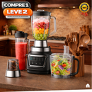 Liquidificador Multiuso Monza Com Jarra de Vidro + BRINDE: Kit Utensílios de Madeira - COMPRE 1 LEVE 2